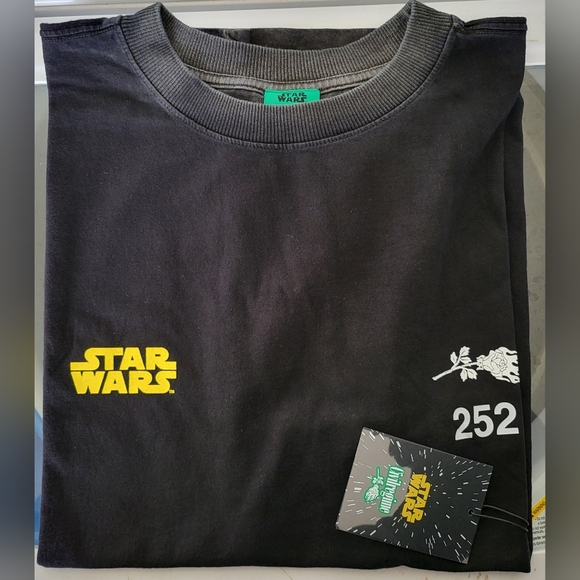 Civil Regime Star Wars Concrete "Green Crystal" 199X Oversized Tee - Picture 5 of 11